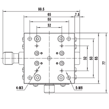 Model dependent travel range, load capacity, and table size