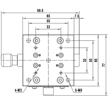 Model dependent travel range, load capacity, and table size