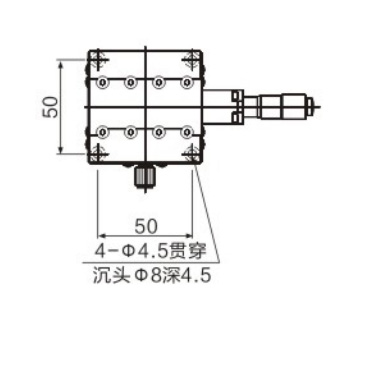 Model dependent travel range, load capacity, and table size