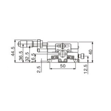 Model dependent travel range, load capacity, and table size