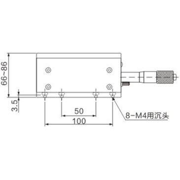 Model dependent travel range, load capacity, and table size